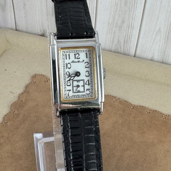Vintage Extremely Rare Art Deco Retro Eddie Bauer 70Th Anniversary Tank Watch main image 4